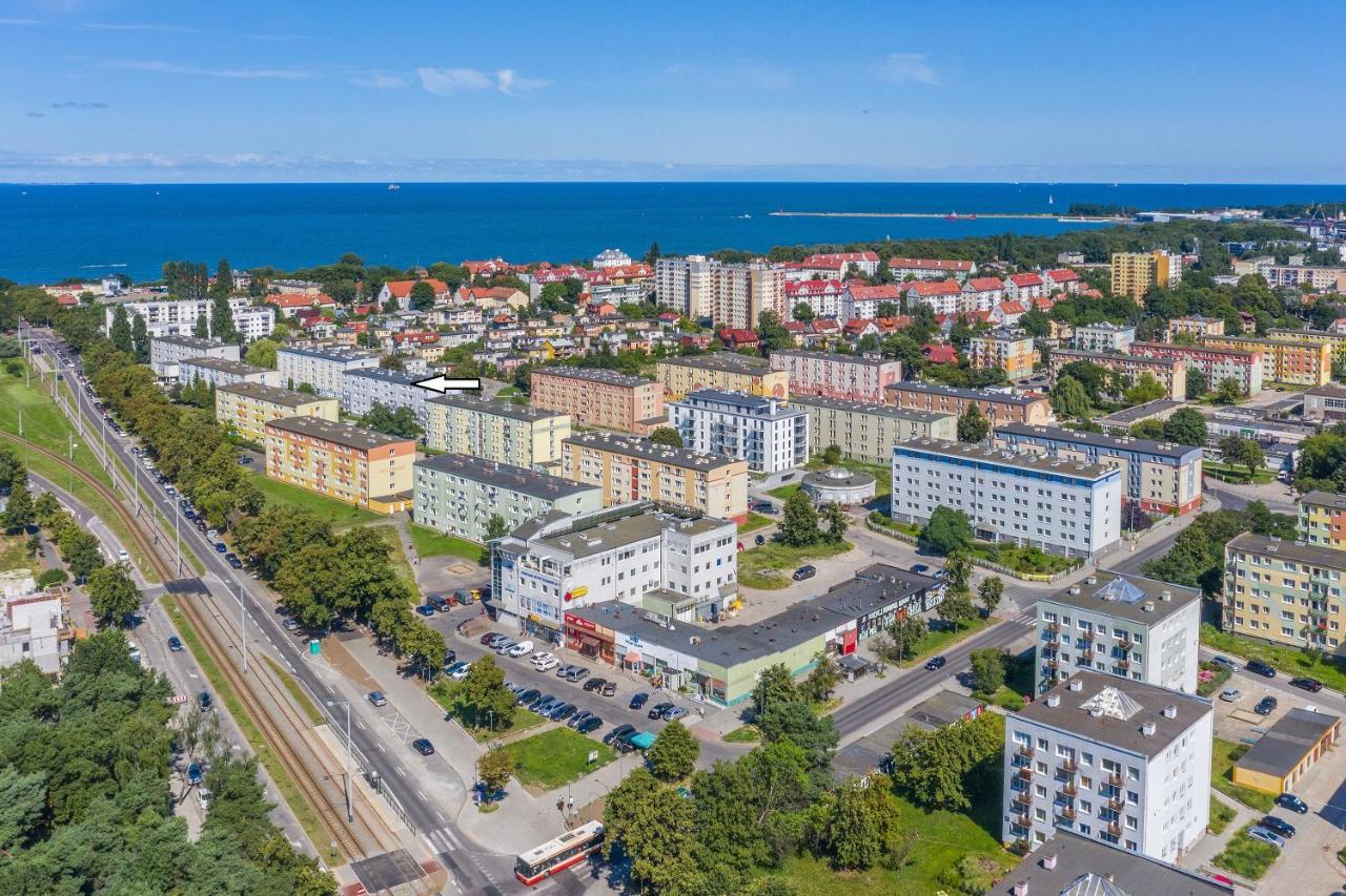 Apartamento Apartament Blue Brzezno Prostywynajem Gdansk Brzezno Exterior foto